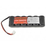 BATERIA NIMH FLAT 6 CELULAS 7,2V 1300MAH PLUG MCR PARA AUTOMODELO FS RACING 1/18 VICTORY / SHORT COURSE / DESERT BUGGY BAT DROMIDA